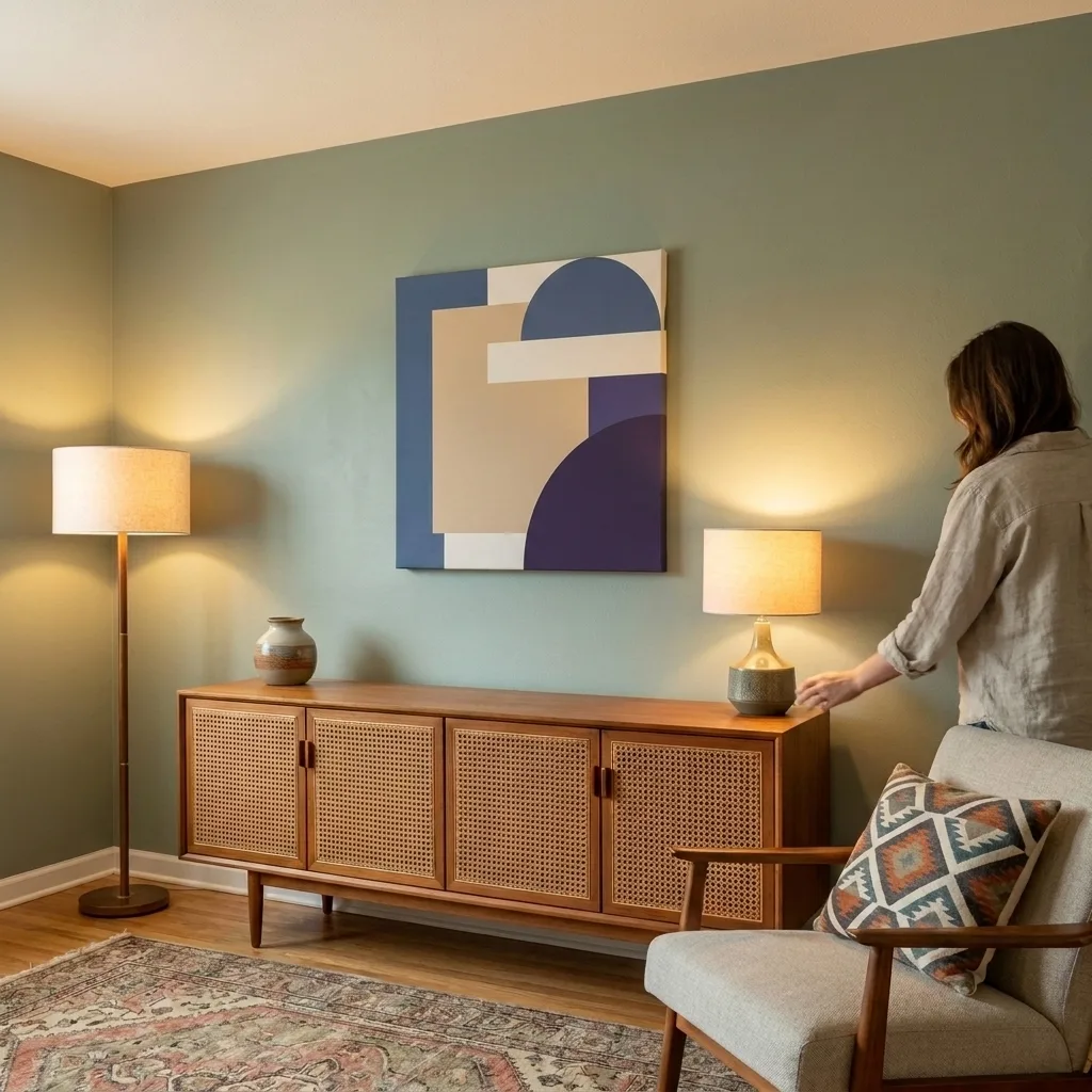 Soothing Geometry — in a room