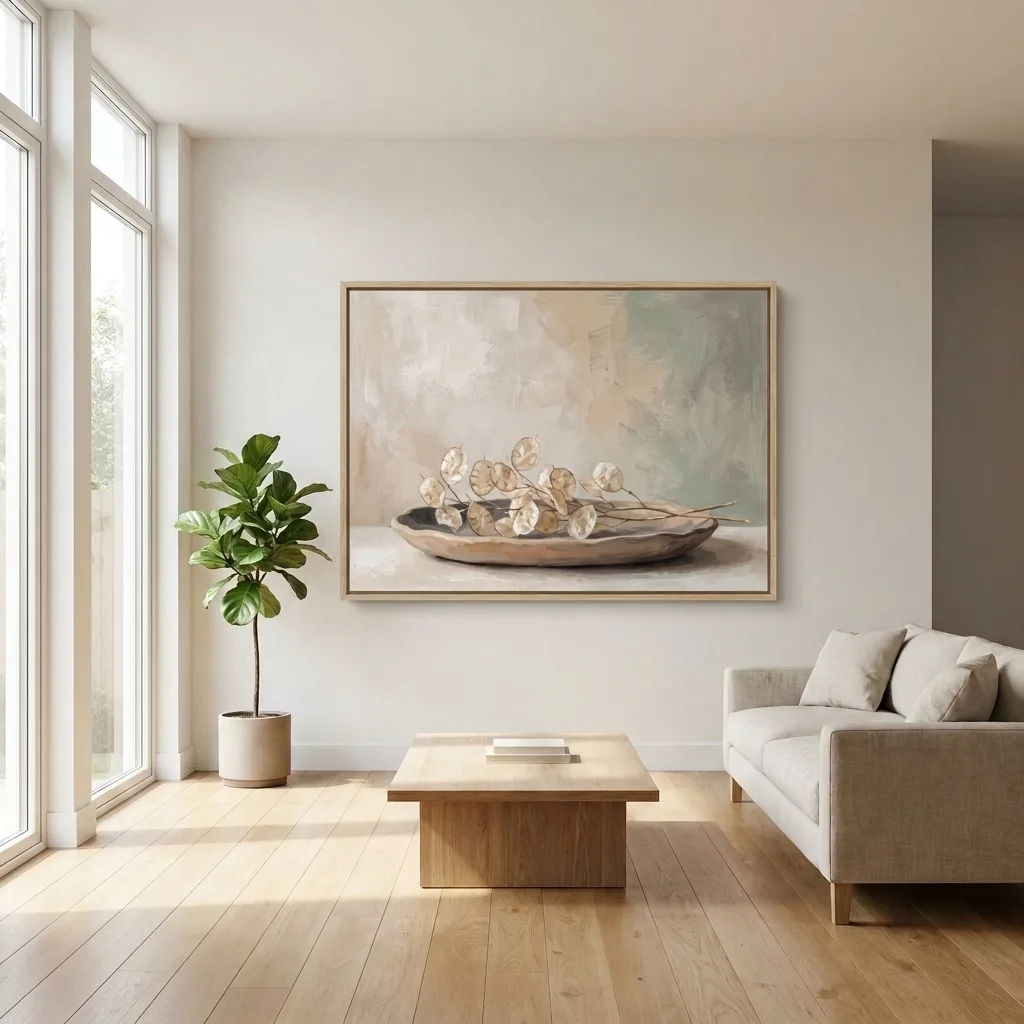 Silent Lunaria — in a room