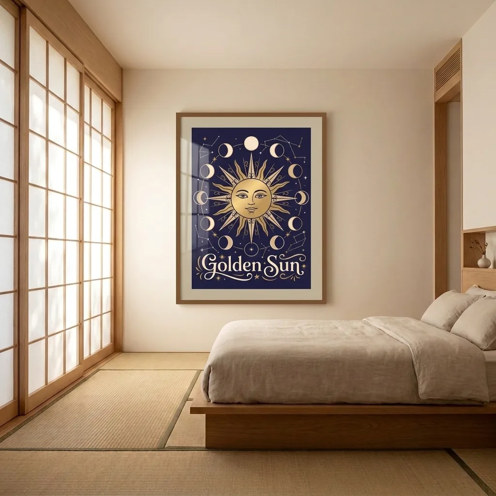Mystische Sonne — im Interieur