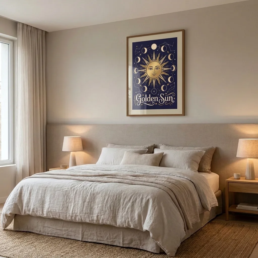 Mystische Sonne — im Interieur