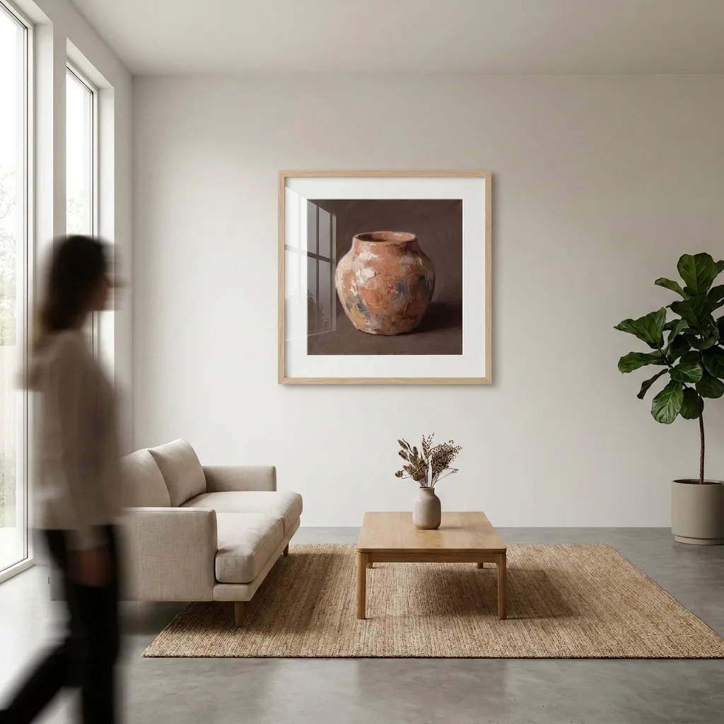 Tonvase — im Interieur