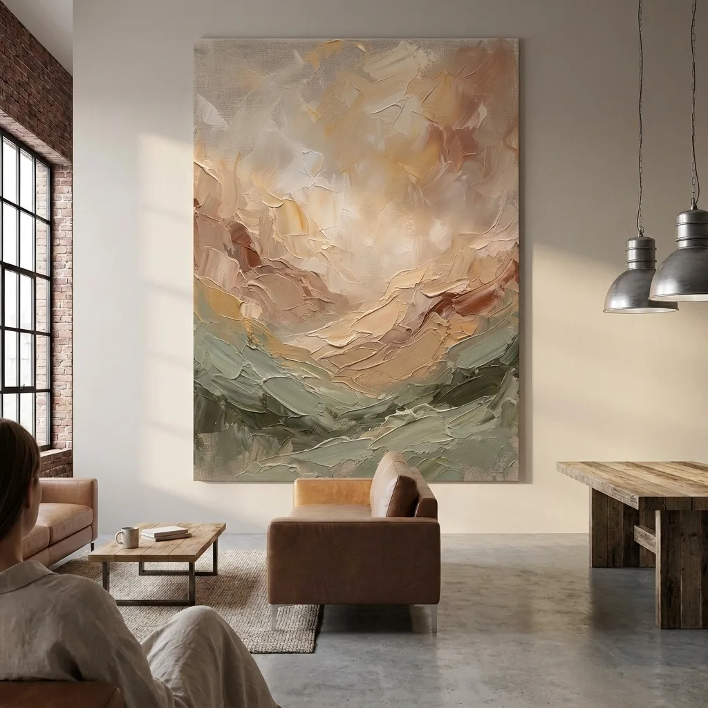 Salbei und Beige — im Interieur
