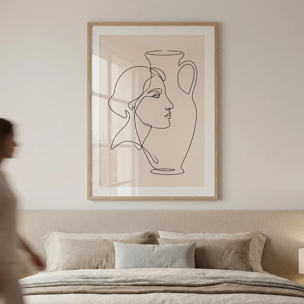 Antike Harmonie leinen — im Interieur