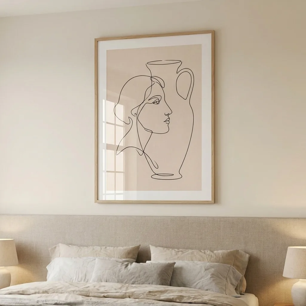 Antike Harmonie leinen — im Interieur