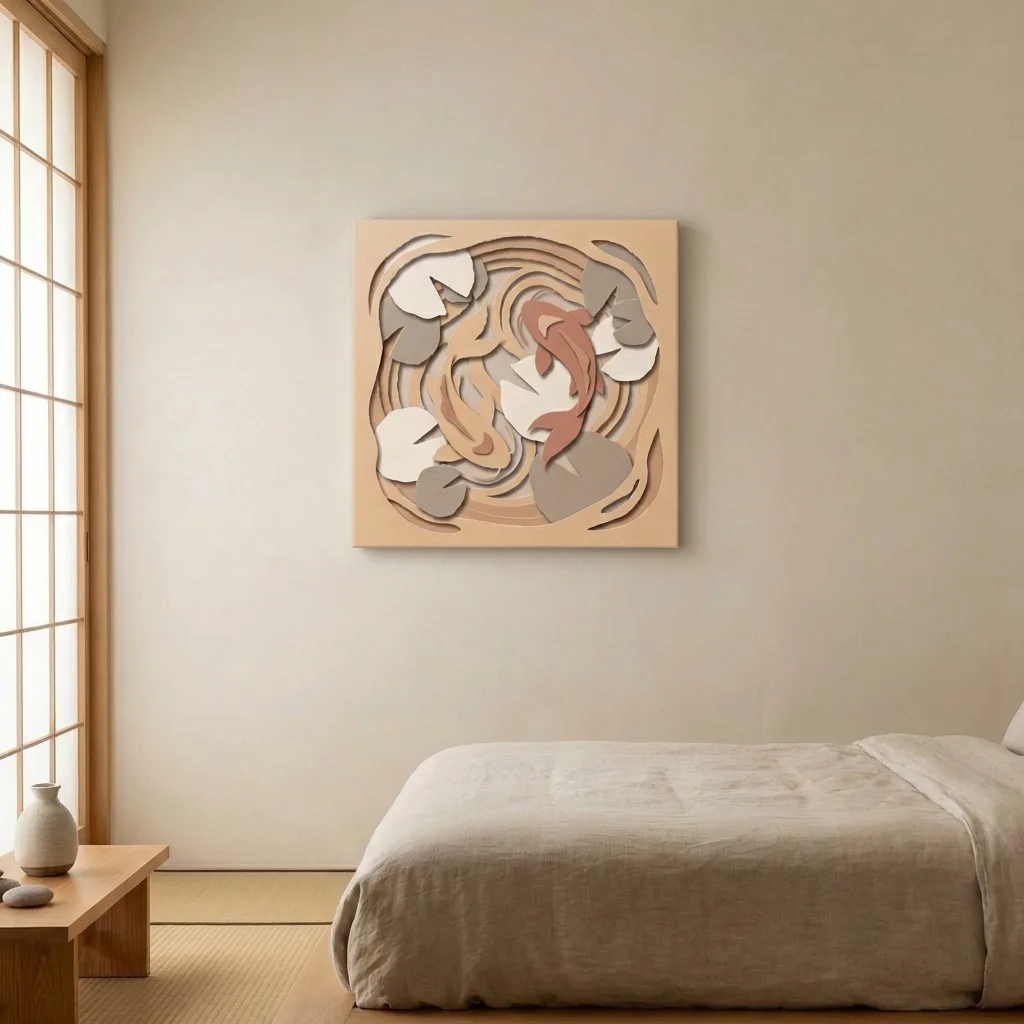 Sanfte Koi — im Interieur