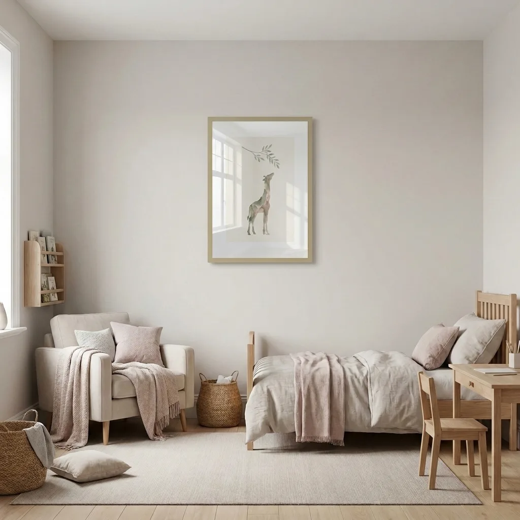 Zarte Giraffe — im Interieur