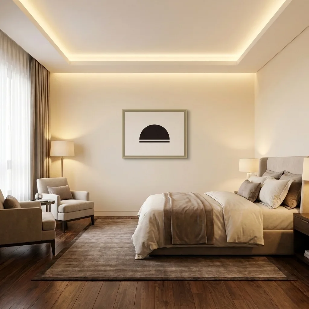 Minimalistische Morgendämmerung — im Interieur