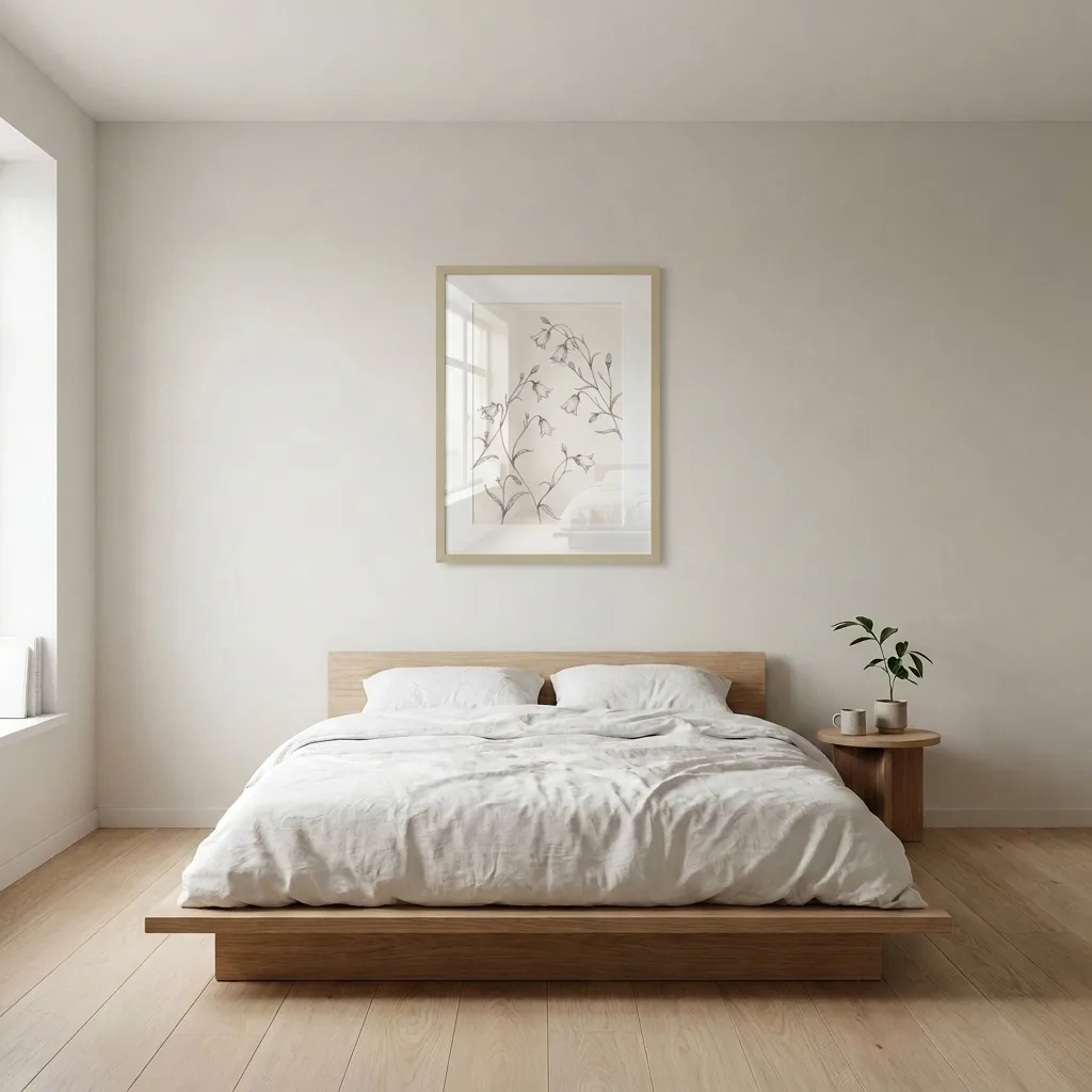 Delicate Bellflowers — in a room