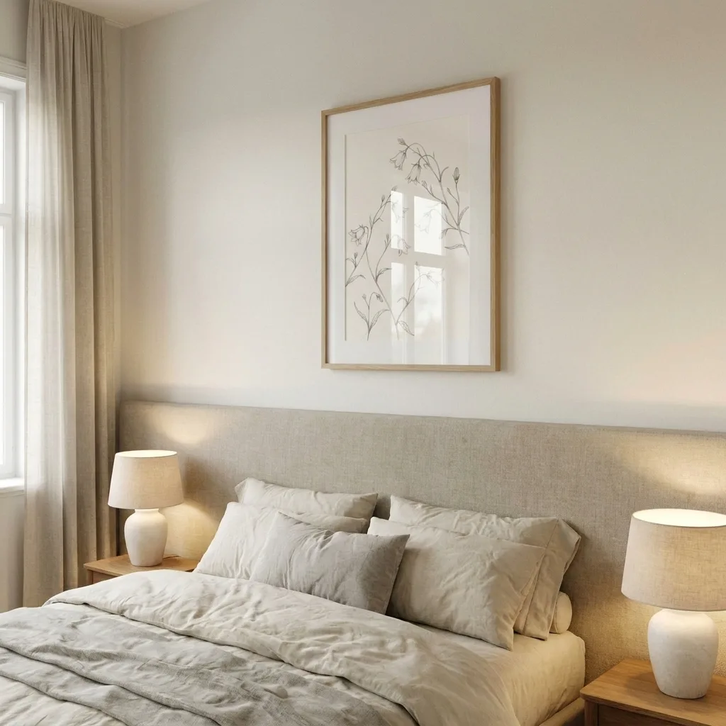 Delicate Bellflowers — in a room