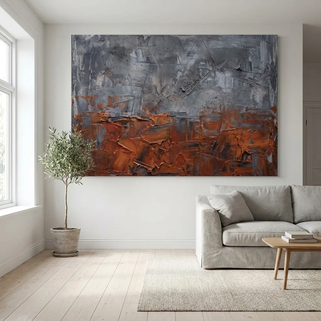 Earthy Horizon — in a room