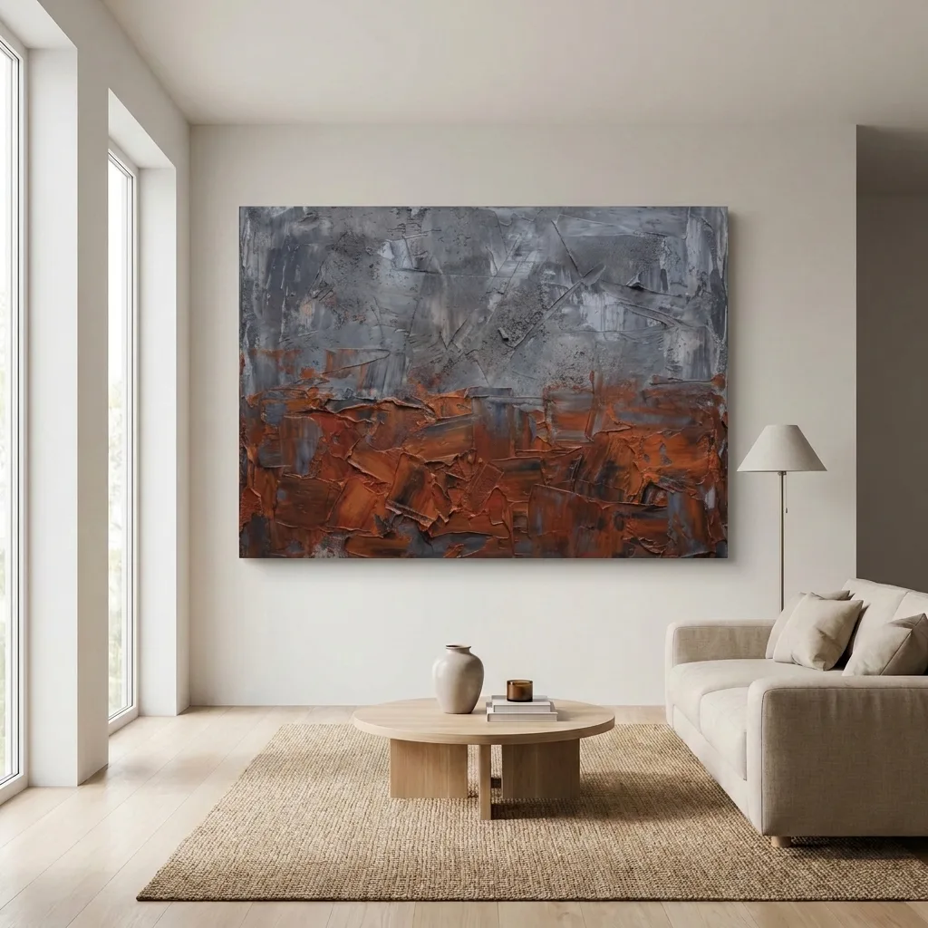 Earthy Horizon — in a room