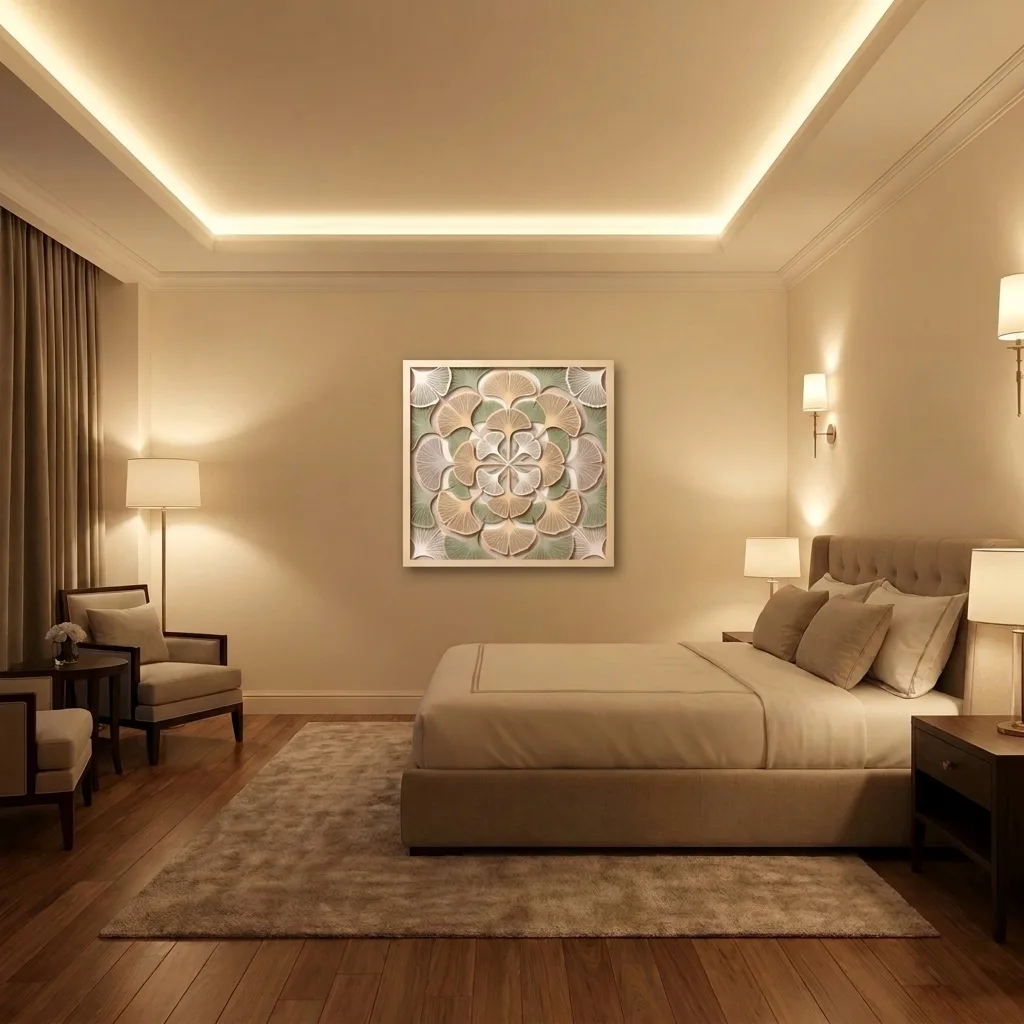 Olive Ginkgo — in a room