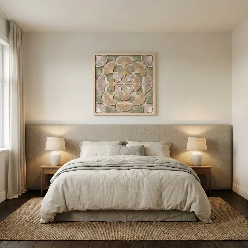 Olive Ginkgo — in a room