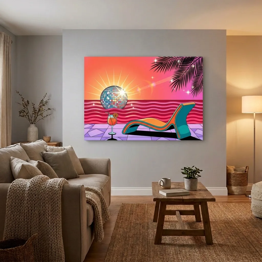 Tropical Disco — in a room
