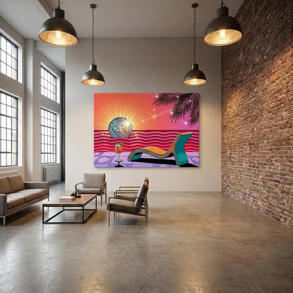 Tropical Disco — in a room