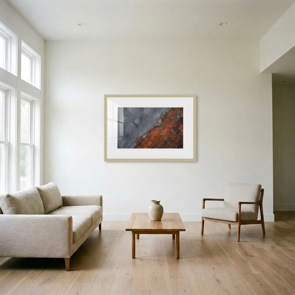 Ton und Graphit — im Interieur