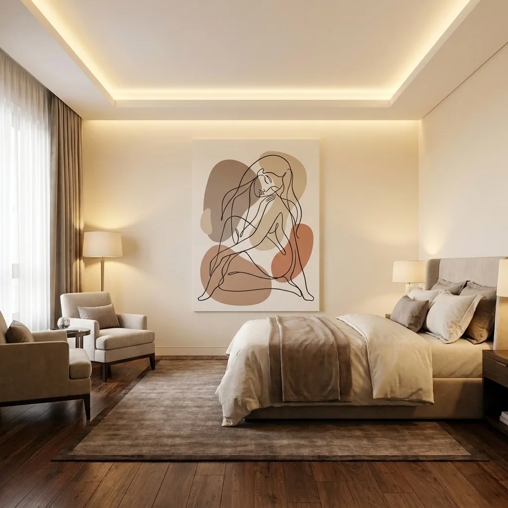 Tender Lines of — in a room