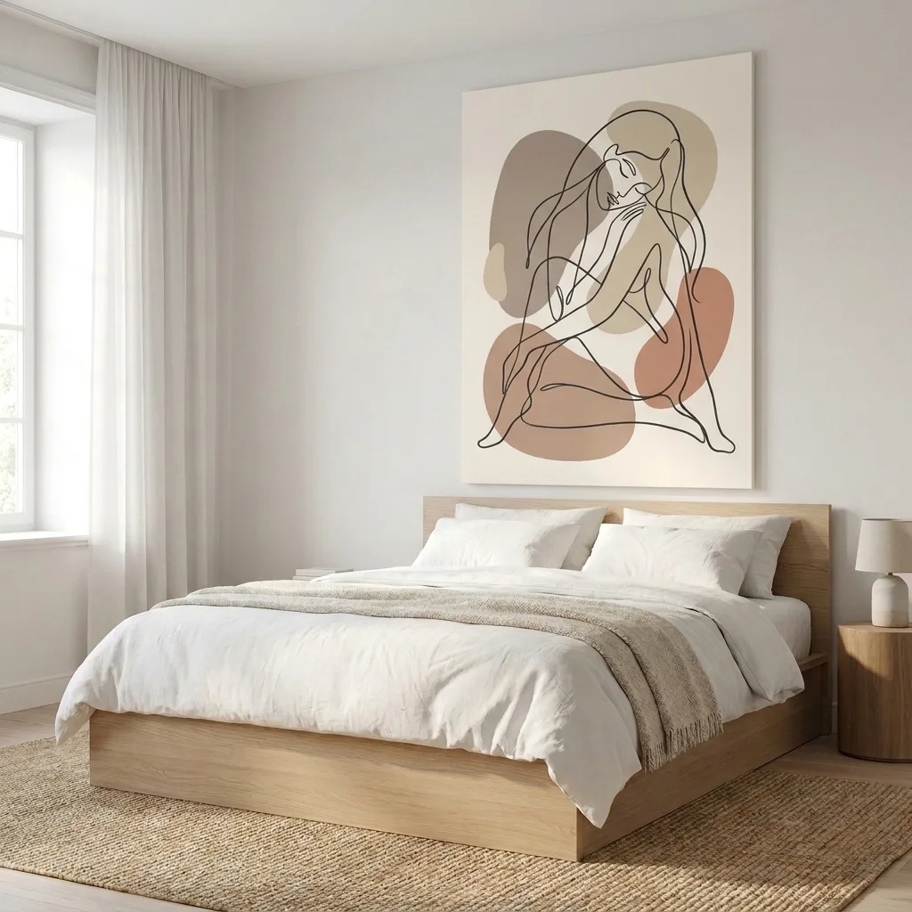 Tender Lines of — in a room