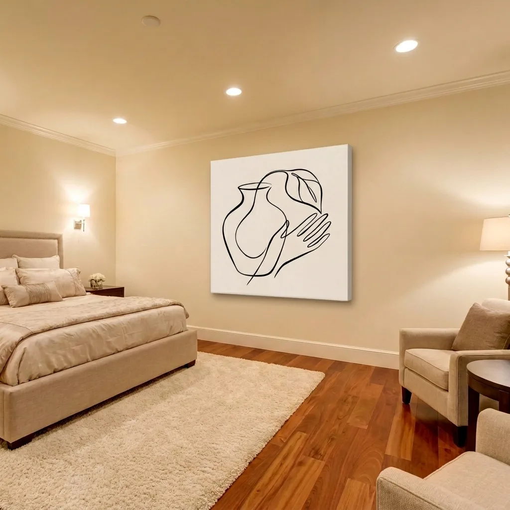 Tender Touch of Linen — in a room