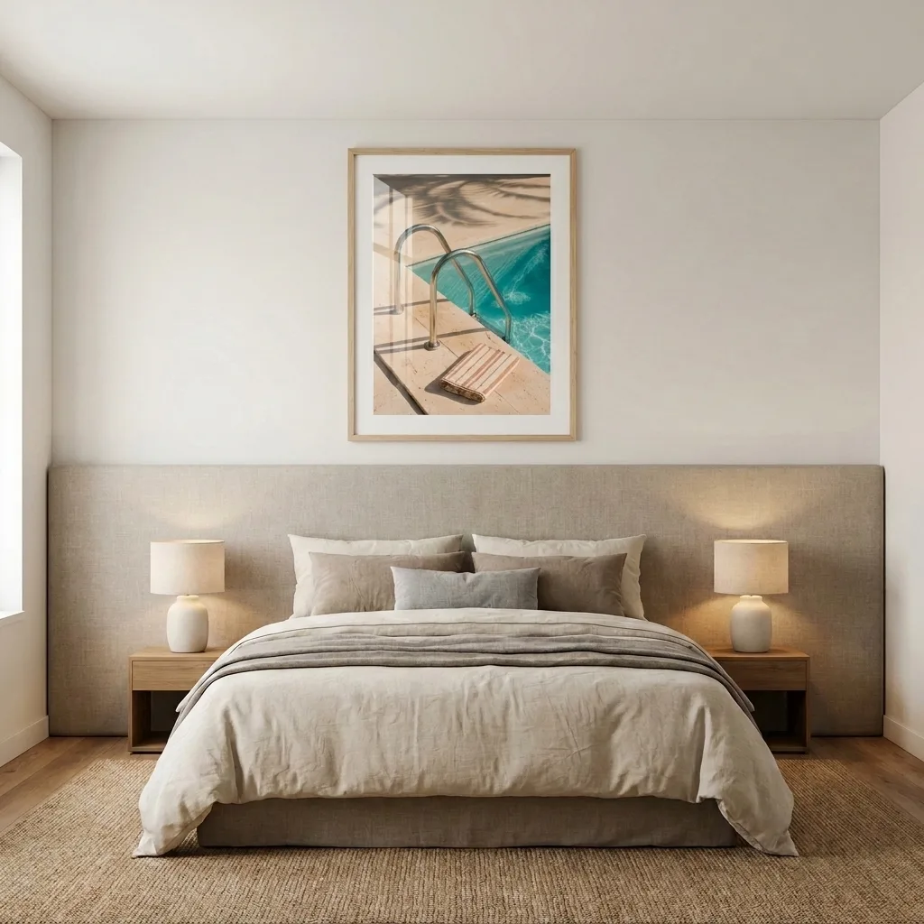 Summer Pool — in a room