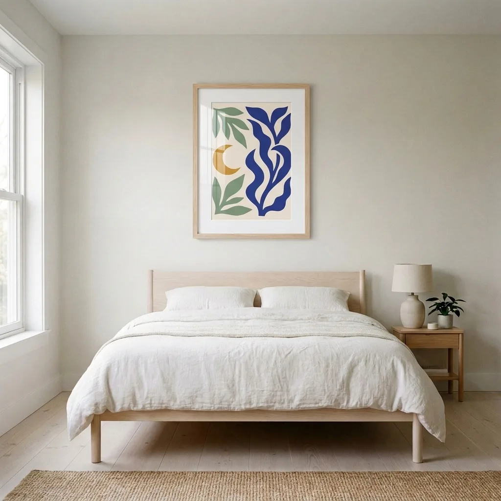 Mond und Kobalt — im Interieur