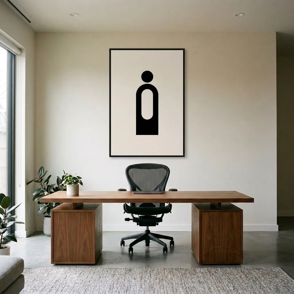 Minimalist Form — in a room