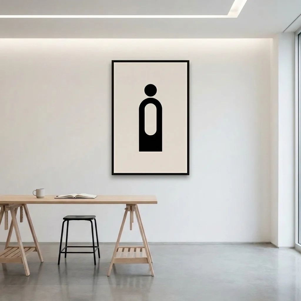 Minimalist Form — in a room