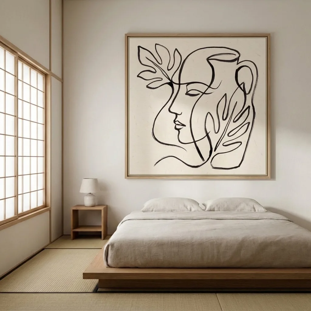 Feminine Profile — in a room