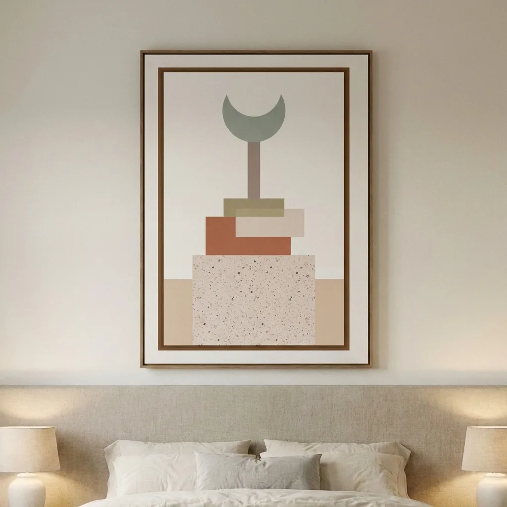 Earth Grid and linen — in a room