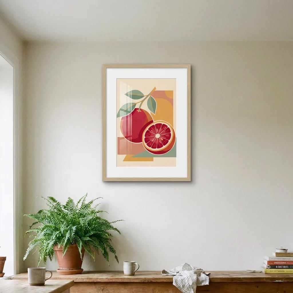 Sizilianische Zitrusfrüchte — im Interieur