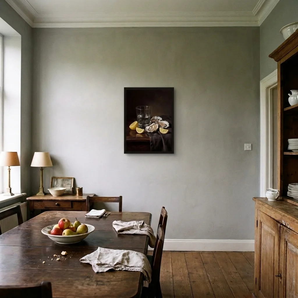 Oysters and Lemons — in a room