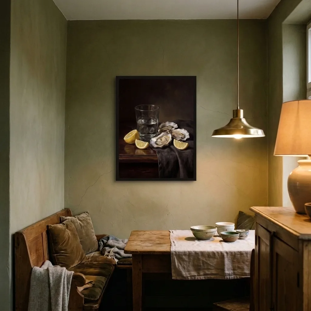 Oysters and Lemons — in a room