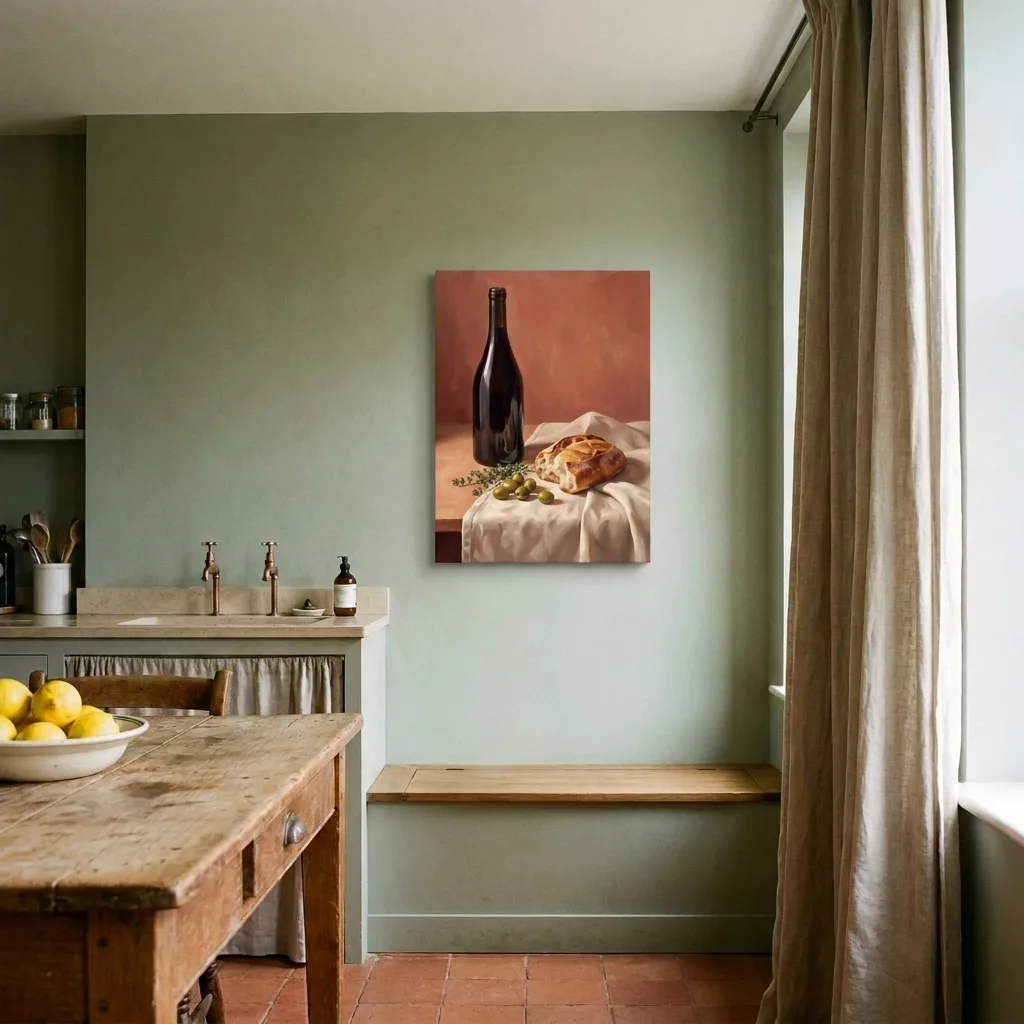 Warmth of Southern Linen — in a room