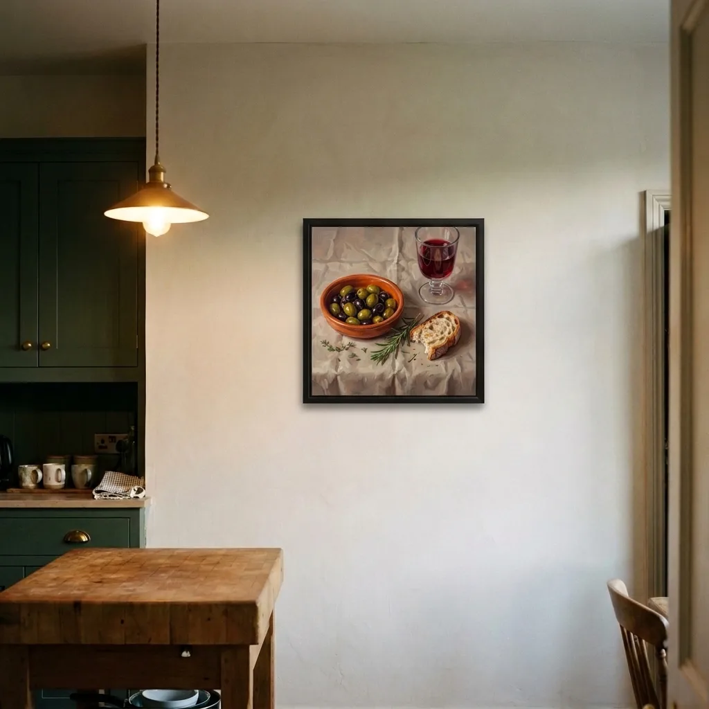 Mediterranean Table — in a room