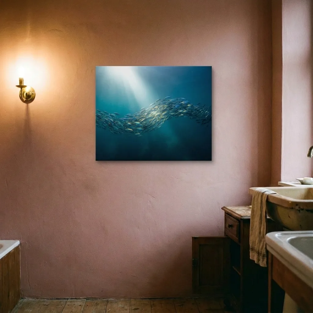 Unterwassertanz — im Interieur