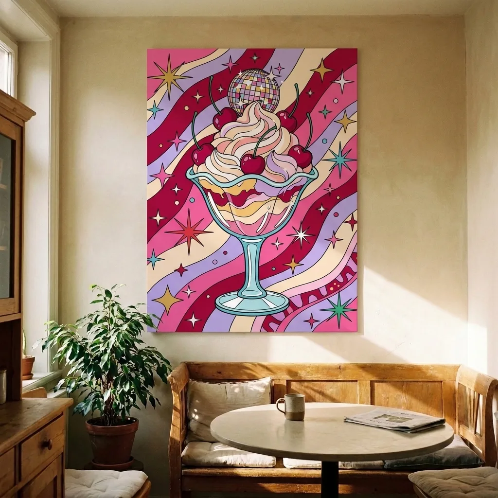 Sweet Retro — in a room