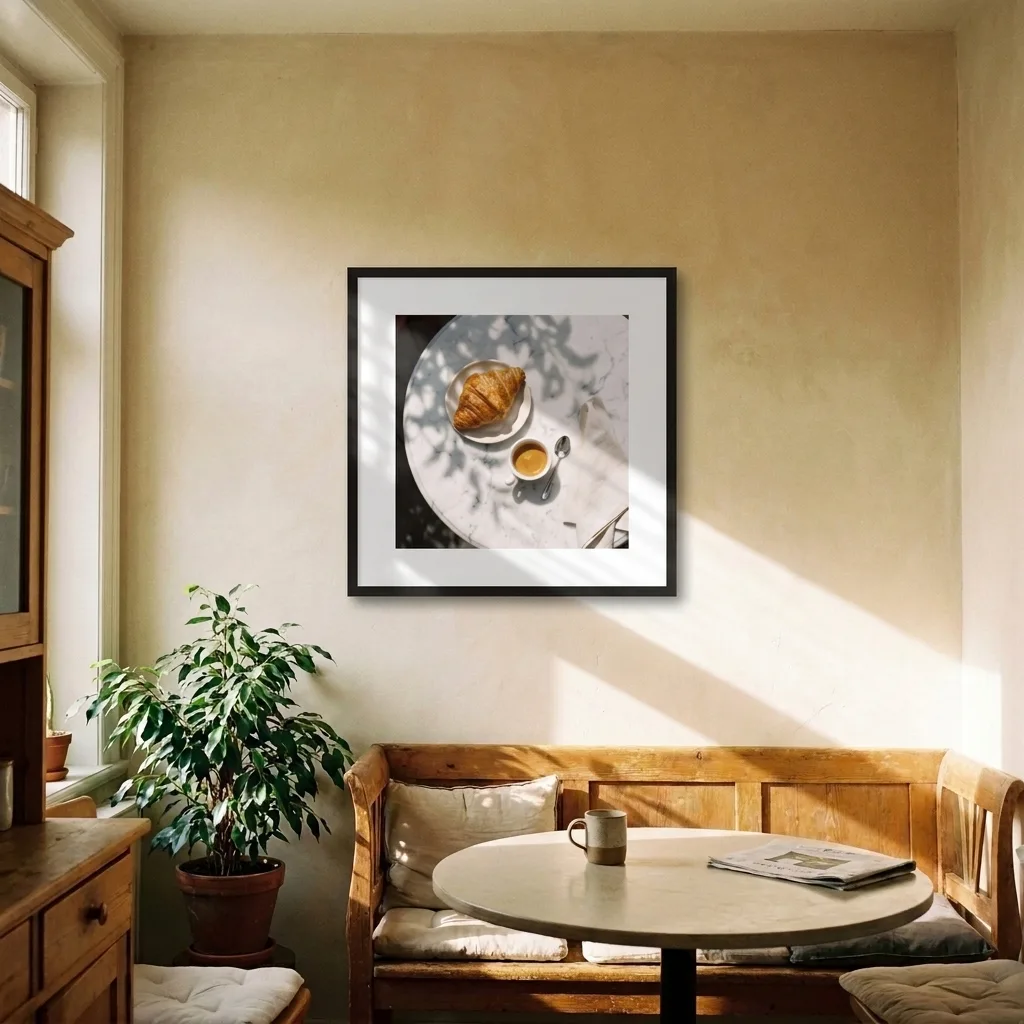 Parisian Breakfast — in a room