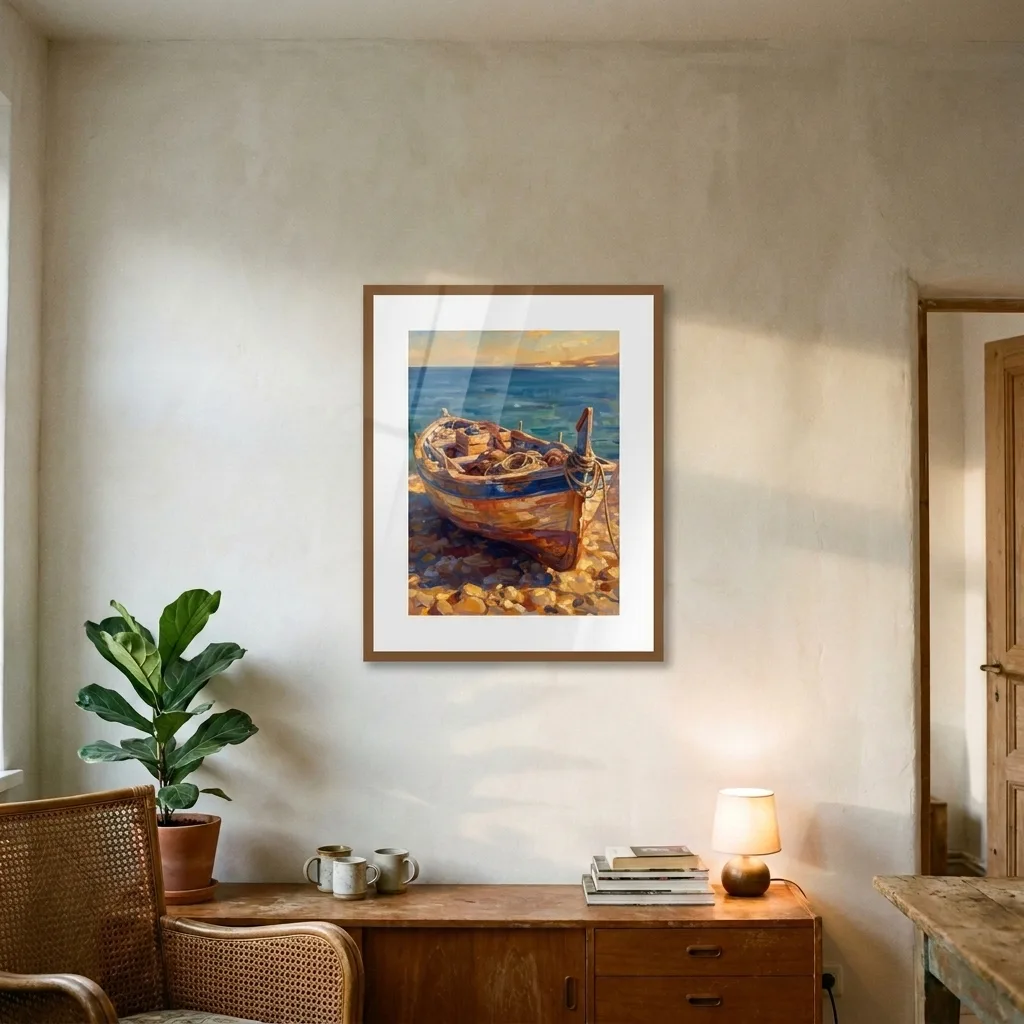Golden Shore — in a room