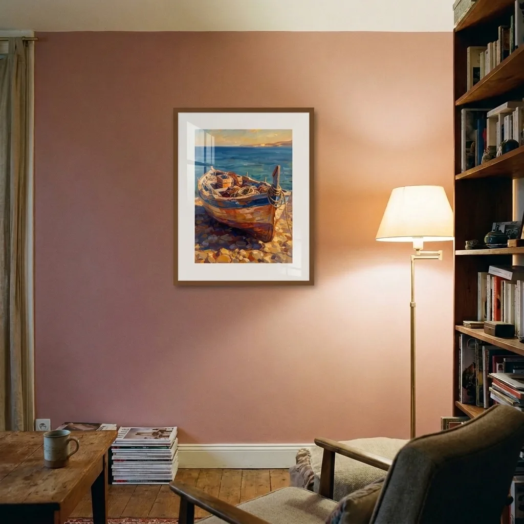Golden Shore — in a room