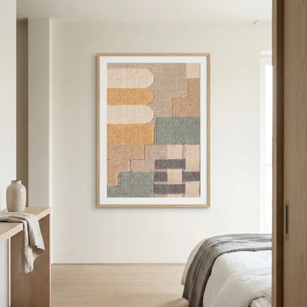 Leinen-Geometrie — im Interieur